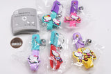 Hello Kitty Cycling Rubber Key Ring [All 5 type set(Full Complete)]