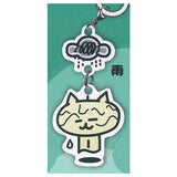 Zutool Teruteru Cat Acrylic Mejirushi Charm [2.Rain]