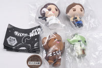Rubber Fig. Star Wars PART2 [Assorted 4 type set (1.Leia Organa/2.Han Solo/3.Chewbacca/4.Yoda)]