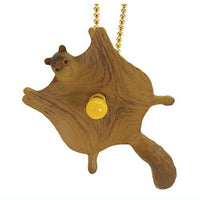 KIYATA Woodworking Art Miniature Collection [1.Flying Squirrel Lamp]