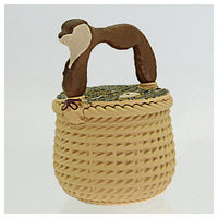 KIYATA Woodworking Art Miniature Collection [2.Otter Basket]