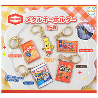 Kameda Seika Metal Keychain [All 5 type set(Full Complete)]