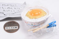 Ochame Friends Ochawan & Ohashi set [1.Mosurin no ochawan with blue chopsticks]