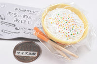 Ochame Friends Ochawan & Ohashi set [5.Minna no ochawan with orange chopsticks]