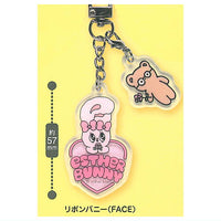 Esther Bunny Acrylic Keychain [4.Ribbon Bunny (FACE)]
