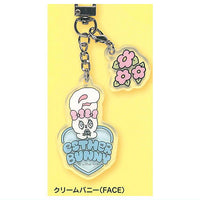 Esther Bunny Acrylic Keychain [6.Cream Bunny (FACE)]