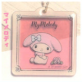 Sanrio Characters Drawing Touch Clear Acrylic Keychain [2.My Melody]
