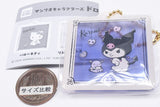 Sanrio Characters Drawing Touch Clear Acrylic Keychain [3.Kuromi]