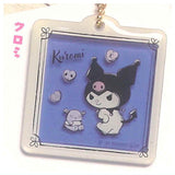 Sanrio Characters Drawing Touch Clear Acrylic Keychain [3.Kuromi]