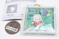 Sanrio Characters Drawing Touch Clear Acrylic Keychain [4.Pochacco]