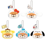 Kawaii uso no kawauso x Sanrio Characters Face Plush Toy [All 5 type set(Full Complete)]
