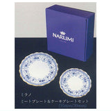 NARUMI Western Tableware Miniature Collection [2.Milano Meat Plate & Cake Plate Set (35mm/30mm)]