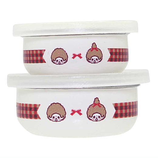 FUJIHORO Monchhichi Mini Collection [2.Round Container]