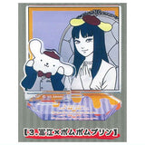 Junji Ito x Sanrio Characters Effect!! Acrylic Stand [3.Tomie x Pompompurin]
