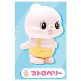Soft Cream Baby Vanilla-kun Mascot Figure [2.Strawberry]
