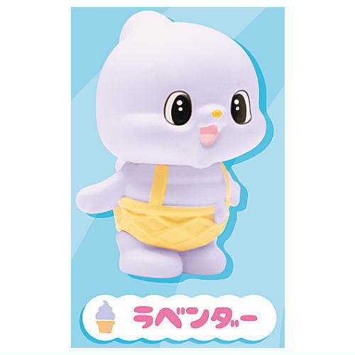 Soft Cream Baby Vanilla-kun Mascot Figure [3.Lavender]