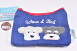 Schna and Bob Sagara Embroidered Pouch [1.Schna and Bob]