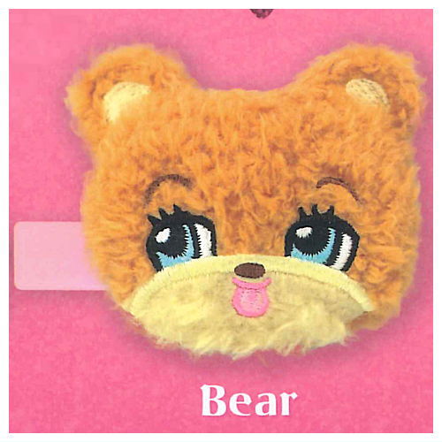 foxy illustrations Fuwafuwa Plush Toy Clip [4.Bear]
