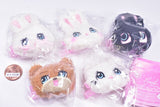 foxy illustrations Fuwafuwa Plush Toy Clip [All 5 type set(Full Complete)]