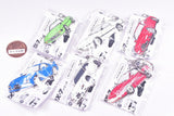MAZDA Metal Keychain RX-7 Series [All 6 type set(Full Complete)]