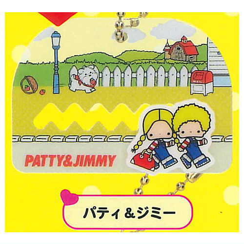 Sanrio Characters Katakata Osanpo Charm [2.Patty & Jimmy]