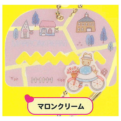 Sanrio Characters Katakata Osanpo Charm [3.Marron Cream]