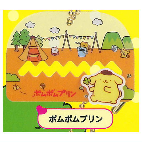 Sanrio Characters Katakata Osanpo Charm [4.Pompompurin]