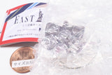 EASTBOY Mini 3D Keychain [3.Ribbon & Goddess (Bordeaux)]