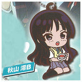 Deformed Rubber! K-ON! Keychain [7.Mio Akiyama B]