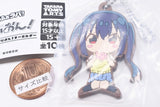 Deformed Rubber! K-ON! Keychain [10.Azusa Nakano B]