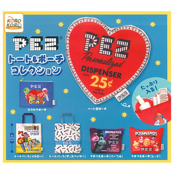 PEZ Tote & Pouch Collection [All 6 type set(Full Complete)]