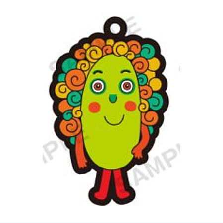 Nanjamonja Capsule Rubber Keychain Midori vol.1 [3.C]
