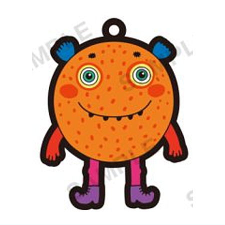 Nanjamonja Capsule Rubber Keychain Midori vol.1 [4.D]