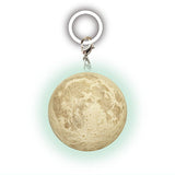 Science Techni colour Moon Age Glow-in-the-dark Mejirushi Mascot [4.Moon Age 15 (Full Moon/Yellow Moon) <hemisphere>]