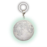 Science Techni colour Moon Age Glow-in-the-dark Mejirushi Mascot [8.Moon Age 15 (Full Moon/White Moon) <Whole sphere>]