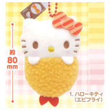 Sanrio Characters Mixed Fry Okurumi Mascot [1.Hello Kitty (Fried Shrimp)]