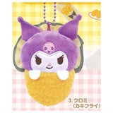 Sanrio Characters Mixed Fry Okurumi Mascot [3.Kuromi (Fried Oyster)]