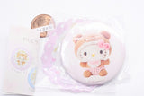 Sanrio Characters PVC Clear Case Can Badge, Lattekuma Baby Design [1.Hello Kitty]