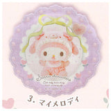 Sanrio Characters PVC Clear Case Can Badge, Lattekuma Baby Design [3.My Melody]