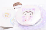 Sanrio Characters PVC Clear Case Can Badge, Lattekuma Baby Design [5.Kuromi]