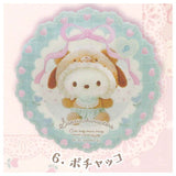 Sanrio Characters PVC Clear Case Can Badge, Lattekuma Baby Design [6.Pochacco]