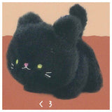 Tenohira size Kitten plush toy [3.Black]