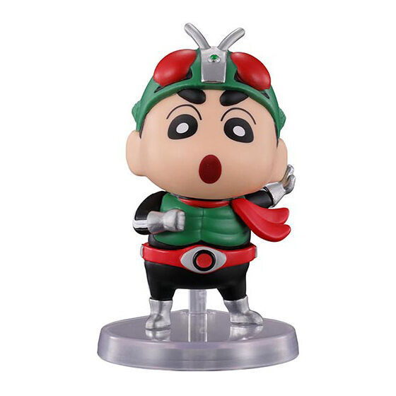 Crayon Shin-chan x Kamen Rider Collaboration Figure Collection [1.Shin-chan x Kamen Rider New 1]
