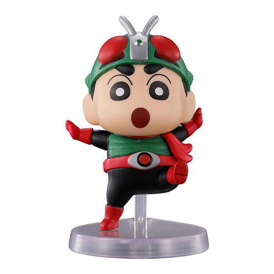 Crayon Shin-chan x Kamen Rider Collaboration Figure Collection [2.Shin-chan x Kamen Rider New 2]