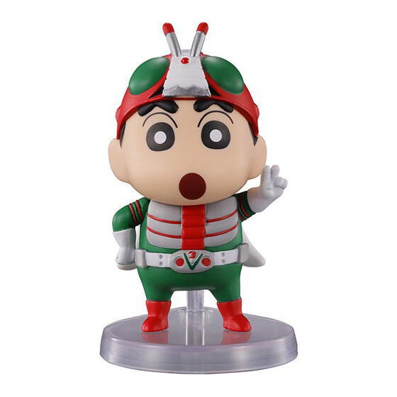 Crayon Shin-chan x Kamen Rider Collaboration Figure Collection [3.Shin-chan x Kamen Rider V3]