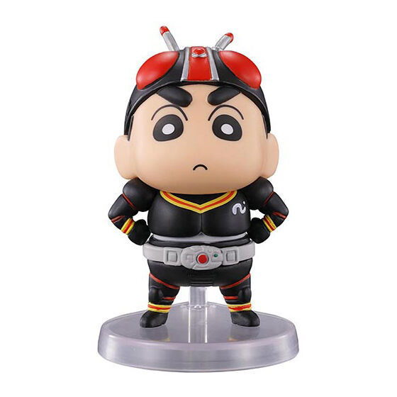 Crayon Shin-chan x Kamen Rider Collaboration Figure Collection [4.Shin-chan x Kamen Rider BLACK]