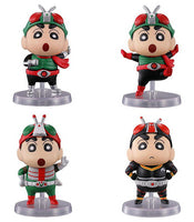 Crayon Shin-chan x Kamen Rider Collaboration Figure Collection [All 4 type set(Full Complete)]