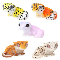 Ikimono Encyclopedia Soft Vinyl Collection Leopard and Crested [All 5 type set(Full Complete)]