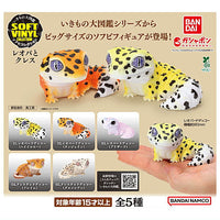 Ikimono Encyclopedia Soft Vinyl Collection Leopard and Crested [All 5 type set(Full Complete)]