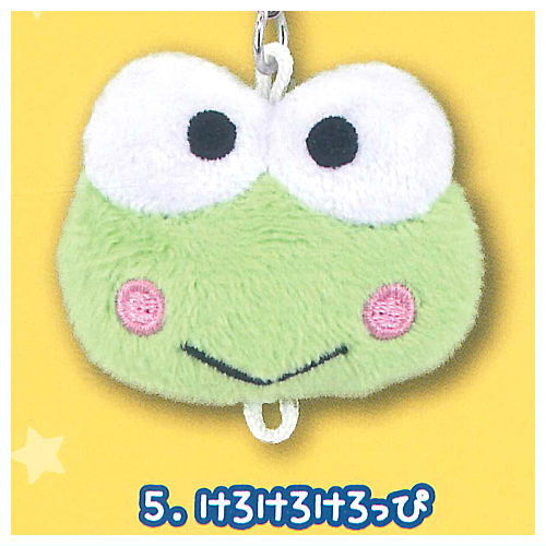 Sanrio Hapidanbui Plush Charm [5.Kerokerokeroppi]